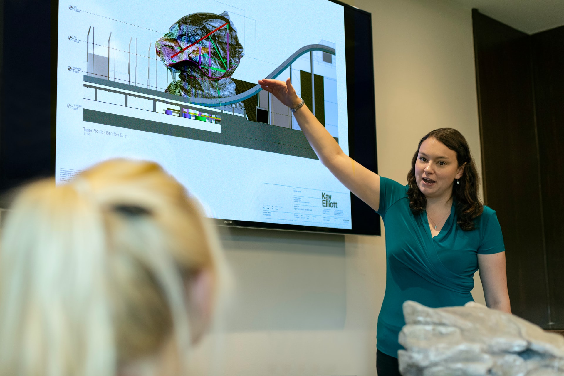 Women Showing Presentation